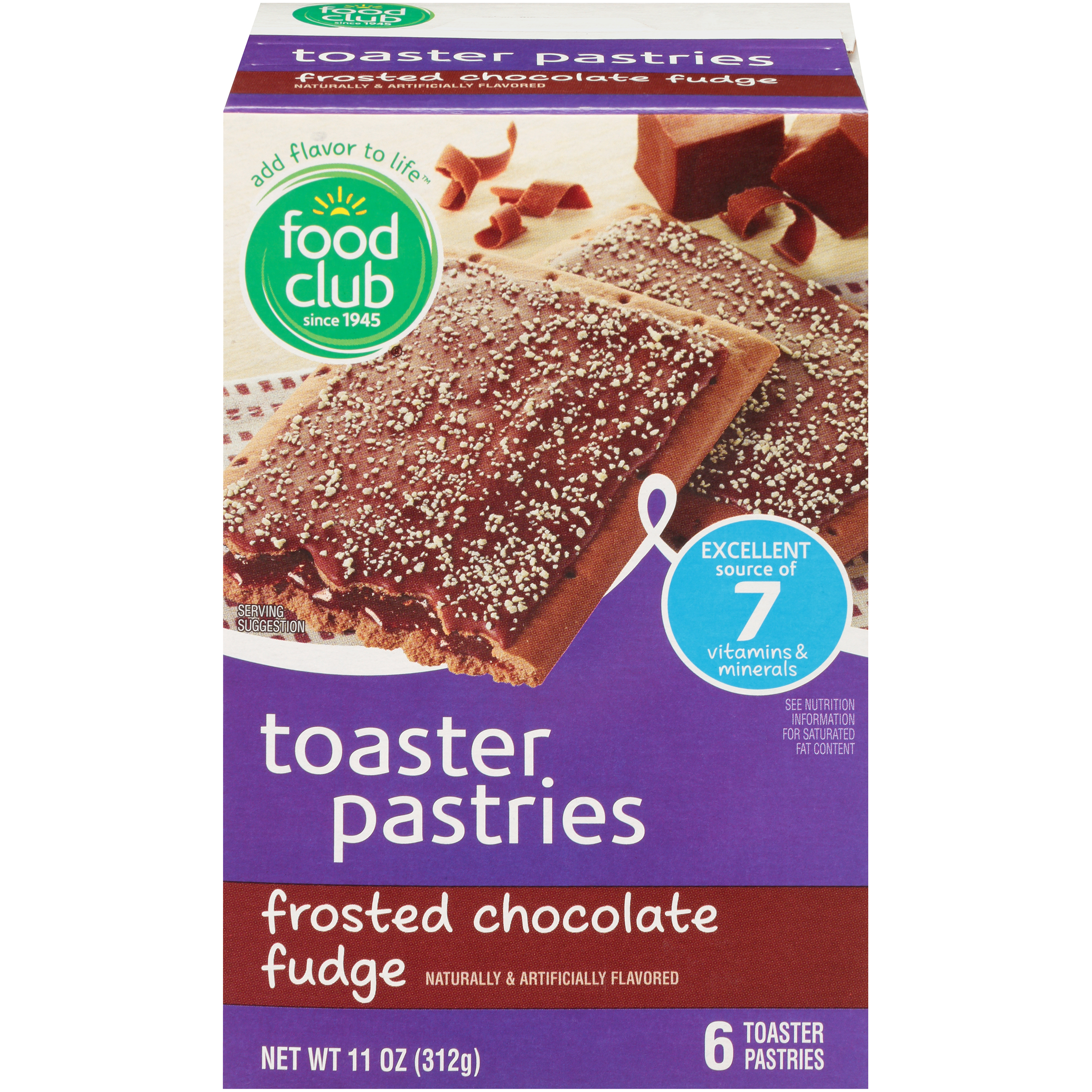 Toaster Pastries, Frosted Chocolate Fudge SmartLabel™